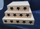 TRIO DE BANDEJAS PARA FESTA PROVENÇAL ESTRELA